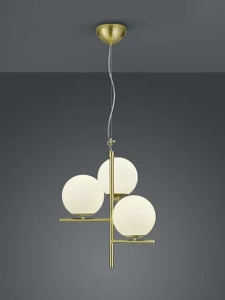 Suspension en verre et métal Pure