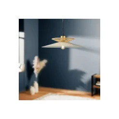 Suspension ENVERTITO métal et bambou