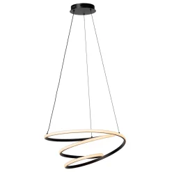 Suspension ESPIRAL en aluminium avec LED intégré - Noir - Lucide