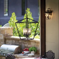 Suspension extérieur Alford Place 4 lumières