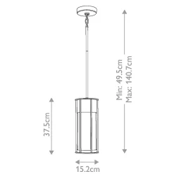 Suspension Extérieure 1 amp. Camillo