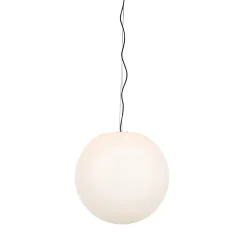 Suspension extérieure moderne blanche 56 cm IP65 - Nura