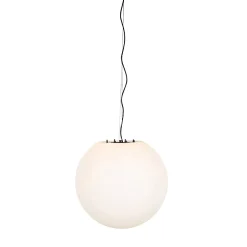 Suspension extérieure moderne blanche 56 cm IP65 - Nura