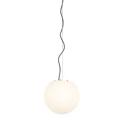 Suspension extérieure moderne blanche 35 cm IP65 - Nura