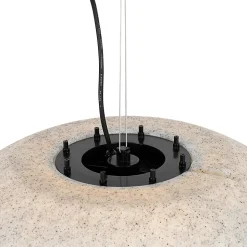 Suspension extérieure moderne grise 77 cm IP65 - Nura