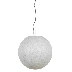 Suspension extérieure moderne grise 77 cm IP65 - Nura