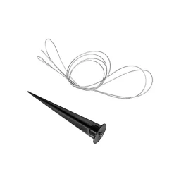 Suspension extérieure moderne grise 25 cm IP65 - Nura