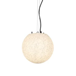 Suspension extérieure moderne grise 25 cm IP65 - Nura
