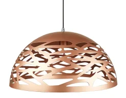 Suspension Extérieur/Intérieur à Découpes Laser (Diamètre 50 cm - Cuivre)