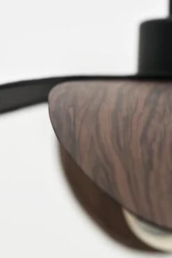 Suspension Floris métal noir et raphia E27 40W IP20 Ø50cm x H.140cm Seynave