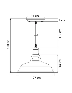 Suspension gamelle noire - Aster
