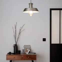 Suspension Genly GoodHome IP20 E27 argent