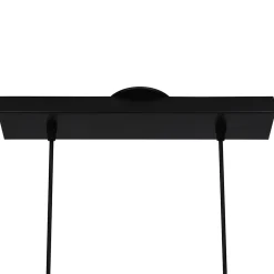 Suspension Ghlin 5 lumières E27 140W ⌀80xL.6xH.110cm noir GoodHome