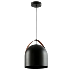 Suspension Hayott noir E27 15W IP20 Ø25 x H. 120 cm