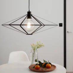 Suspension Heyka GoodHome E27 noir 760lm