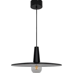 Suspension Hibonit E27 IP20 noir 45cm