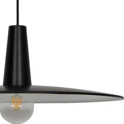 Suspension Hibonit E27 IP20 noir 58cm