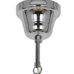 Suspension Hovland 3 lampes E14 IP20 argent et blanc