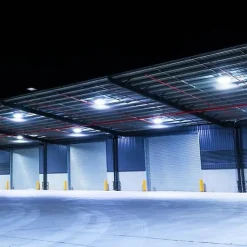 Suspension Industrielle LED - SILUMEN - HighBay UFO 100W - IP65 - Blanc Froid 6000K - Pack de 5