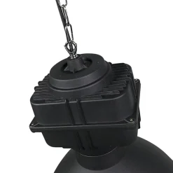 Suspension industrielle petite noire mate - Sicko