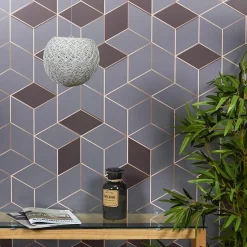 SUSPENSION INTERIEUR GRISE 20CM M6