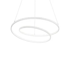 Suspension intégrée LED Swirl décorative Blanc, 3000K