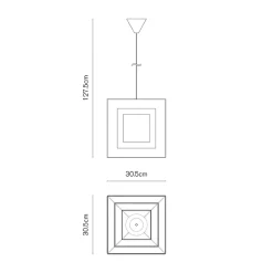 Suspension intérieur Ciplye GoodHome E27 gris