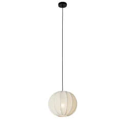 Suspension Japandi en soie blanche 30 cm - Plu