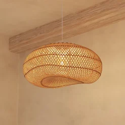 Suspension Jeny - rotin D68 cm - Atmosphera