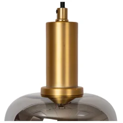 Suspension JOANET en verre avec 1xE27 - Fumé - Lucide