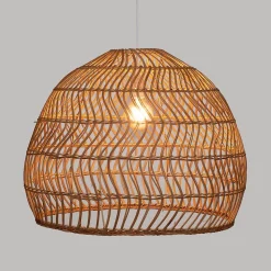 Suspension Joy - rotin et métal - D58 cm - Atmosphera