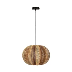 Suspension Kairi en papier tissé, diamètre 42 cm