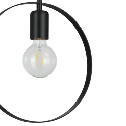 Suspension Kaitains E27 IP20 ⌀28cm noir