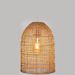 Suspension "Karla" - rotin D24 cm - Atmosphera créateur d'intérieur