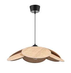 Suspension Kenya E27 15W ⌀70xH.100cm noir GoodHome
