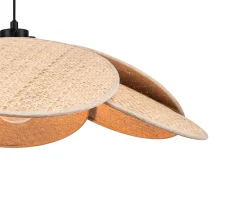 Suspension Kenya E27 15W ⌀70xH.100cm noir GoodHome