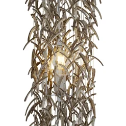 Suspension Kokos haut 180cm bois et coques de coco beige brun douille E27 pour salon salle à manger ou jardin d hiver