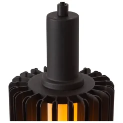 Suspension LAMBRES en aluminium avec 3xE27 - Noir - Lucide