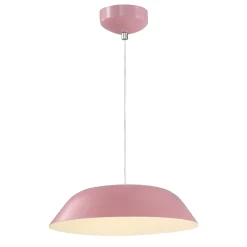 Suspension LED gamelle rose 6W (Eq. 48W) Diam. 350mm