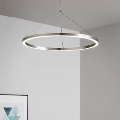 Suspension LED intégrée variable Taphao 2350lm 40W IP20 GoodHome argent