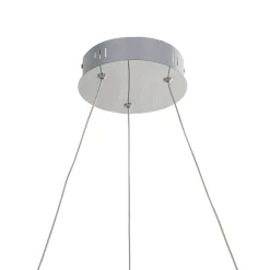 Suspension LED intégrée variable Pegmati 2400lm 3 9W IP20 GoodHome argent