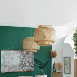 Suspension Liby - bambou D40 cm - Atmosphera