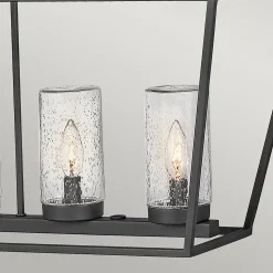 Suspension linéaire extérieure Alford Place 6 lumières