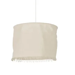 Suspension Linen E27 Ø38 x H.28 cm moka Corep