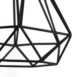 Suspension Loft Alambra Largo E27 lampe suspendue en acier et plastique noir Cage: 20x23, IP20, 230V style industriel EDO777193