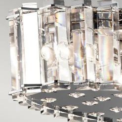 Suspension îlot Crystal Skye 12 lumières