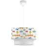 Suspension Lurgan pour enfant E27 70 cm motif de véhicules lux.pro