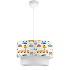 Suspension Lurgan pour enfant E27 70 cm motif de véhicules lux.pro