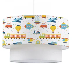 Suspension Lurgan pour enfant E27 70 cm motif de véhicules lux.pro