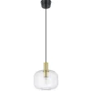Suspension Lybia E27 25W ⌀25xH.110cm laiton GoodHome